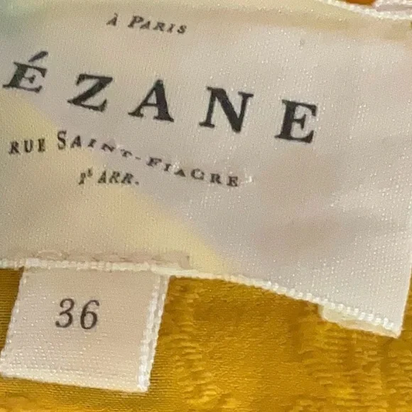 Sézane Jordanna Blouse in Ochre FR 36 / US 4 - Picture 8 of 10